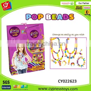 2016 Newest Item 72pcs DIY Pop Beads Playset for Girls thumbnail-1