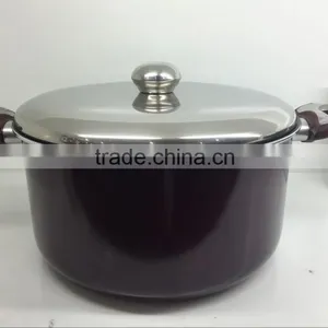 de Aluminio de Alta Calidad Que no se Pegue Utensilios de Cocina de Ceramica de la Cazuela Olla Ollas Tallarines Salsa Opie thumbnail-1