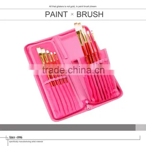 Hot Sell 10pcs Nylon Hair Artist Paint Brushes thumbnail-3
