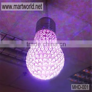 High Quality Lighting Crystal Bulb,crystal Hanging Bulb, Crystal Chandelier for Wedding Decoration(MHD-001) thumbnail-1