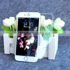 New Premium Full Cover Silicone Edge 9H 0.33MM Tempered Glass Screen Protector for Iphone 6 Supplier's Choice thumbnail-1