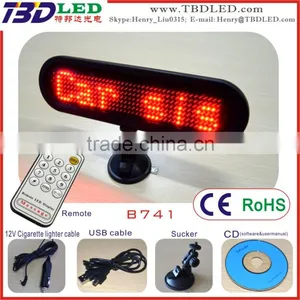 12v Mini Led Display,mini Message Board,car Moving Message Sign,advertising Led Car Display Led thumbnail-1