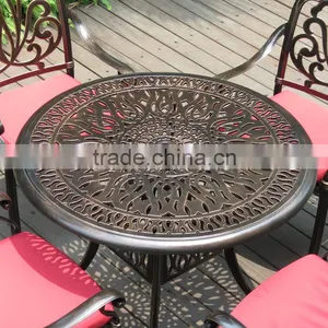 All Weather Bronze Black White Elizabeth European Style Heavy Duty Cast Aluminum Outdoor Garden Furniture Quality Choice thumbnail-4