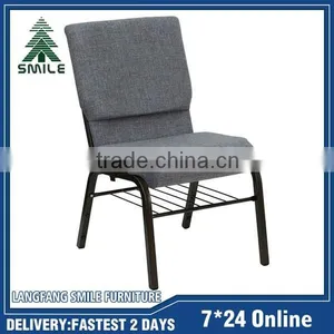 Factory Wholesale Stacking Cheap Metal Church Chair thumbnail-1