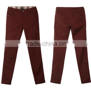 New Ladies' Wholesale Colored Skinny Jeans (DS120194) thumbnail-1