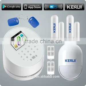 KERUI WIFI GSM PSTN TFT Display 2.4G WIFI Best Gsm Home Alarm System thumbnail-1
