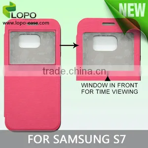 Sublimation 2D Blanks Flip Cover for Samsung S7 With Micro-fiber Interio thumbnail-4