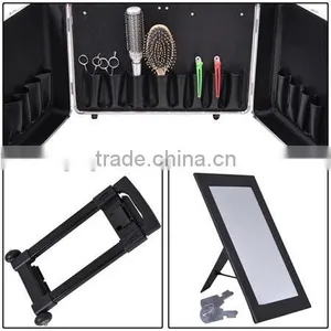 Professional Hair Stylist Aluminum Rolling Tool Box Makeup Artist Salon Train Case thumbnail-4