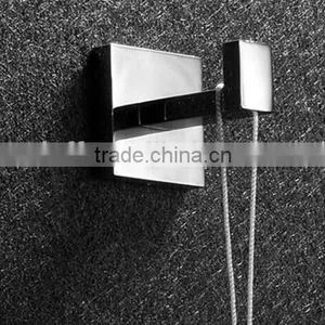 Modern Simple Square Robe Hook,Clothes Hook, Chrome Finish,Bathroom Hardware Product Robe Hooks,Bathroom Accessories thumbnail-1