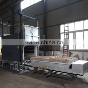 Bogie Hearth Natural Gas Heat Treatment Oven for Annealing,Hardening,Tempering,etc thumbnail-1