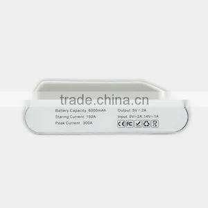 6000mAh Ultra Slim Aluminium Case Jump Starter thumbnail-2