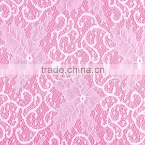 China Dress Making Bridal Floral Lace Fabric Wholesale thumbnail-3