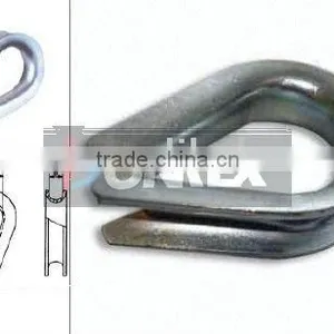 DIN6899B WIRE ROPE THIMBLE thumbnail-1