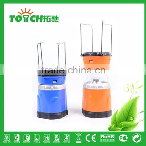 Solar Camping Light Rechargeable Camping Light Plastic Tent Lamp High Power ABS Lantern Emergency Searching Torch thumbnail-1