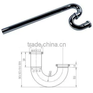 1 1/4" S TRAP POLISHED CHROME thumbnail-1