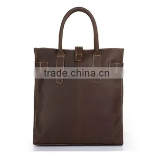 Retro Design Beautifully Packaged Quality Leather Soft and Delicate Retro Man Bag Handmade Leather Bag thumbnail-1