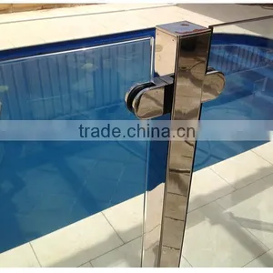 Casting 1/2"stainless Steel 316 Glass Clamp Flat Base thumbnail-5