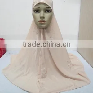 H306 Big Size Muslim Hijab With Flower Prints,islamic Scarf thumbnail-5