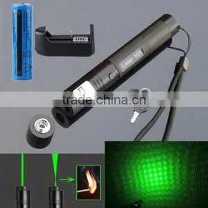 5mW 532nm Strong Light High Power Rechargeable Green Laser Pointer thumbnail-2