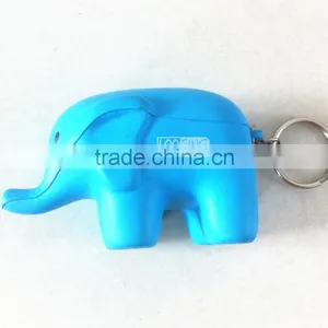 PU Blue Elephant Foam Keychains thumbnail-4