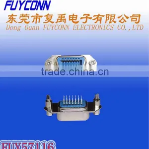 Female PCB Straight Mounting DIP Type DDK Centronic Connector With Board Lock and Jack Screws thumbnail-1