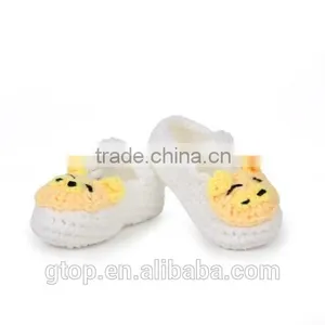 Wholesale Baby Handmade Crochet Shoes Supplier for 1-10 Months Old S-0036 thumbnail-1