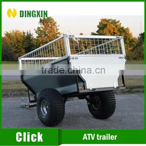 Small China Atv Trailer With 300mm Height Cage thumbnail-2