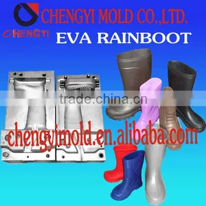 2013 New Trendency Design for Eva Injection Rainboot Shoe Mold thumbnail-1