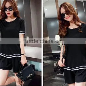 2015 Cheap Fashion Design Summer Women Chiffon Style Blouse T Shirts or Blouse With Lace and the t Shirt With Wholesale Price thumbnail-5
