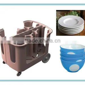 High Quality Roto-molded Adjustable Plate Caddies With Four Towers thumbnail-4