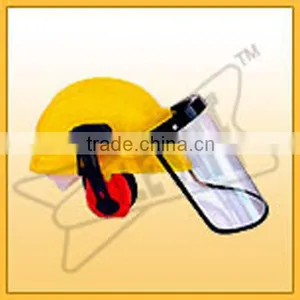 HELMET WITH HEAD LAMP AND RECHARGEABLE BATTERY SSS-0184 thumbnail-1