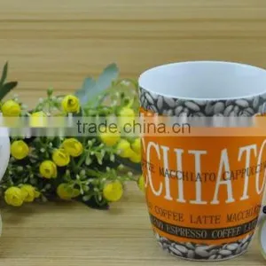 11OZ Coffee Bean Fully Decal Printed Coffee Cups, Shiny Surface Porcelain Mug, KL5004-179 thumbnail-1
