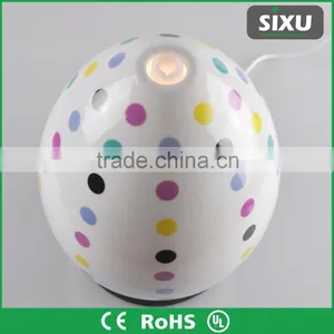 Colorful Glass Aroma Diffuser, Ultrasonic Cool Mist Humidifier 7-color-change LED Lamp Aroma Diffuser Oem thumbnail-1