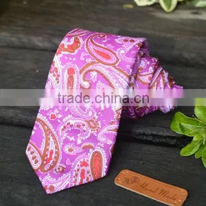 Cotton Fashion Neck Ties Mens Soft Necktie Floral thumbnail-3