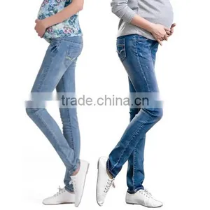 D73682h 2016 Latest Designs Maternity Jeans Women Maternity Pants Wholesale Maternity Clothes thumbnail-1