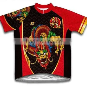 Dragon Totem Printed China Cycling Team Jersey Cycling Top Person Custom Bike Wear Cycling Jerseys thumbnail-1