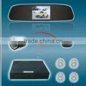 12voltage Waterproof Sensor Car Rearview Ccd Camera 4.3 Inch TFT Rear View Mirror Display Wireless Car Parking Assistance System thumbnail-1