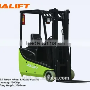 Jialift 1500Kg Three Wheel Electric Forklift E1530GS thumbnail-1