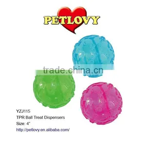 PROMOTIONAL 4" TPR MASSAGE BALL TPR TOY DOG TOY thumbnail-1