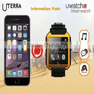 Waterproof Watch U TERRA Smartwatch WristWatch Pedometer Calls Compass IPS Screen Ip68 For Android IPhone Samsung S5 Note 4 U8 thumbnail-3