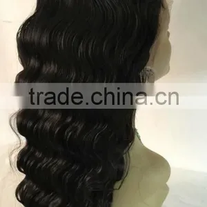 Natural Looking 100% Human Long Hair Peruvian Hair Full Lace Wig thumbnail-1