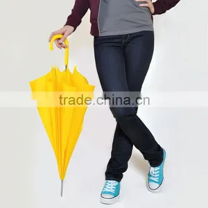 23 Inch Custom Logo Stick Advertising Umbrella thumbnail-2
