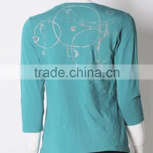 2014 Mix and Match Fashion Soft and Thin All Cotton Leisure Women Sweater thumbnail-2