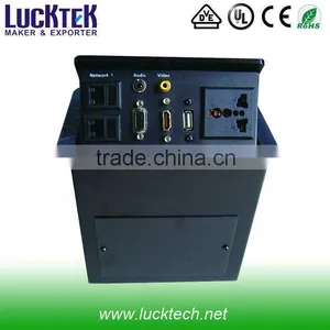Multifunctional Hidden Desktop Socket for Conference Table thumbnail-1
