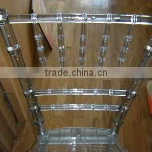 China Transparent Acrylic Chiavary Chair Wedding Chair thumbnail-1