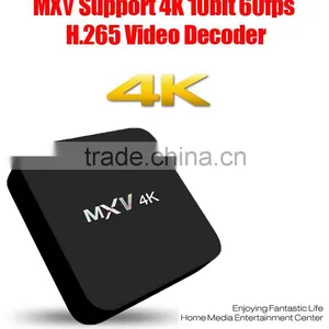 Cloudnetgo RK3229 Quad Core 32 Bit Android 4.4 UHD 4K MXV 4K Smart OTT TV Box Media Player Box in 1G+8G Good Performance TV Box thumbnail-1