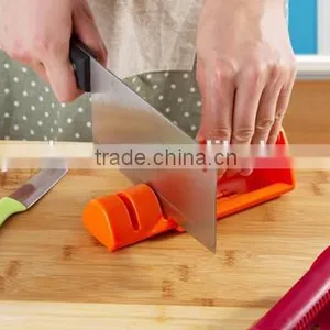 Best Sellingl Dual Knife Sharpener / Folding Kitchen Sharpener / Double Head Sharpener thumbnail-3