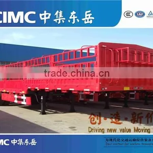 CIMC 3 Axles Fence Semi Trailer With Gooseneck Style Optional for Livestock / Cow / Cattle Transportation thumbnail-2
