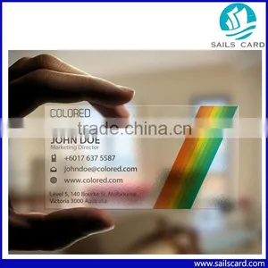 Hot Selling Transparent Plastic Business Cards With Good Price thumbnail-6