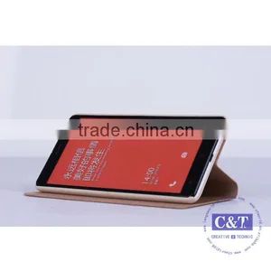 C&T Elegant Slim Flip Flio Leather Protective Case Cover for XIAOMI 4 M4 MI4 thumbnail-5